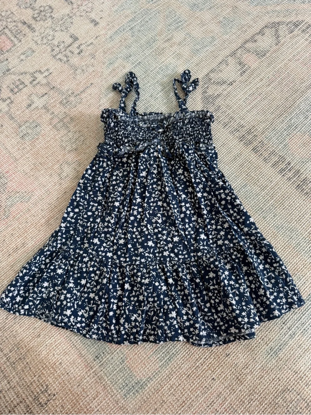 Old Navy Floral Ruffle Smocked Dress Size 5